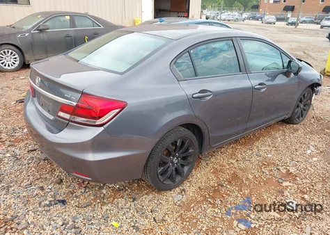 2015 Honda Civic Ex-L from USA, damaged, VIN 2HGFB2F9XFH548874